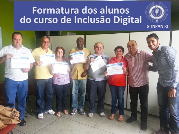 CUrso de Inclusão Digital do STINPAN