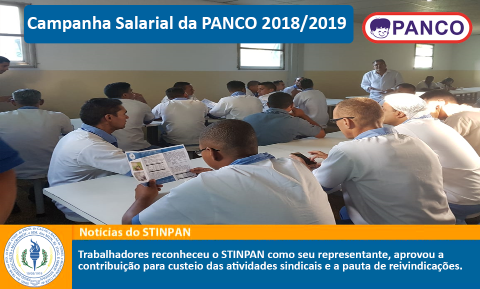 CAMPANHA SALARIAL DA PANCO 2018/2019